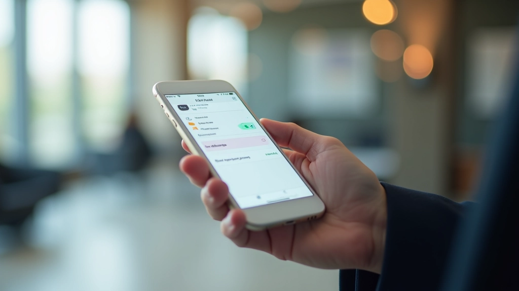 Viedtālrunis, kurā redzams mobilās bankas lietotne ar maksājuma apstiprinājumu ekrānu un biometriskās autentifikācijas ikonas